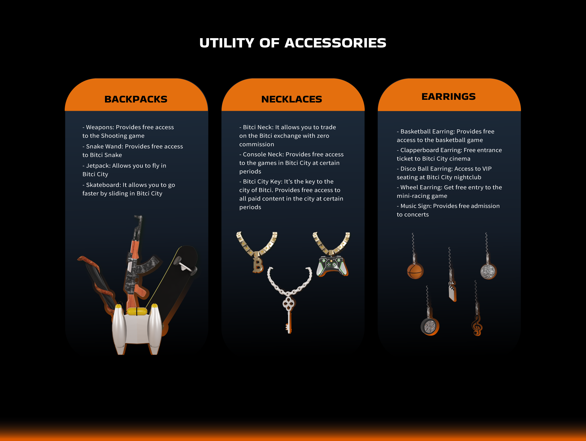 Utility of Accessories
